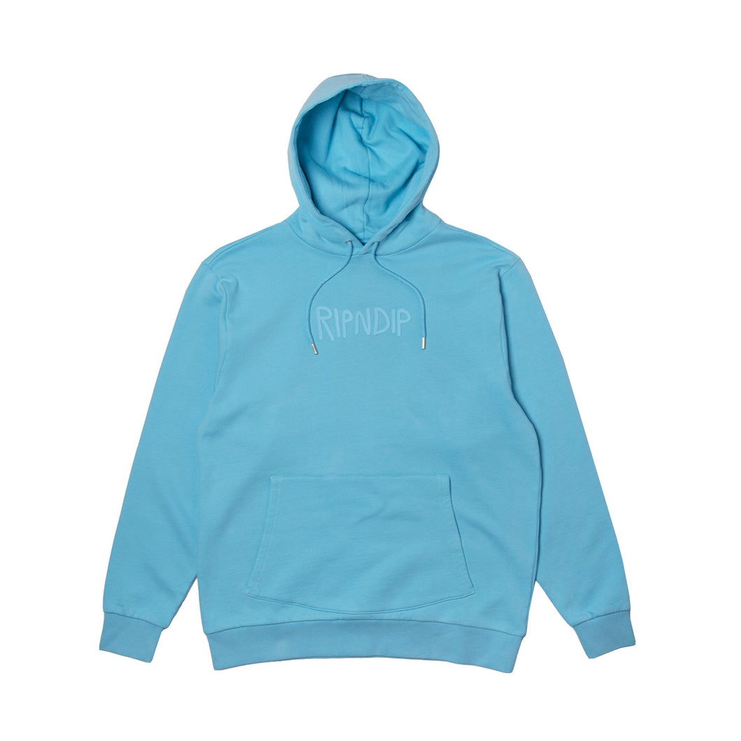Rubber Logo Hoodie (Light Blue) – vapfg5jr.com
